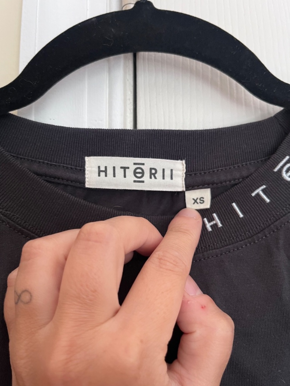 Hitorii x Movement Cat Climbing Icons Oversized Crop Tee - Picture 3 of 5